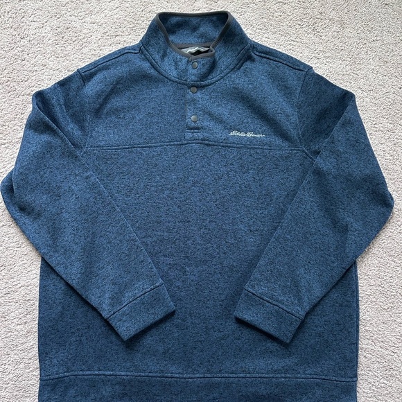 Eddie Bauer Other - Eddie Bauer Men's Navy Zip-Up Sweater
